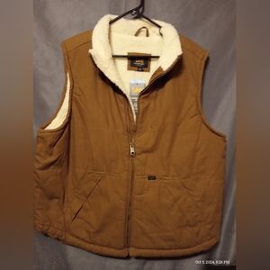 Lee men's work wear brown vest